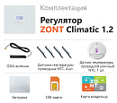 ZONT Climatic 1.2 Погодозависимый автоматический GSM / Wi-Fi регулятор (1 ГВС + 2 прямых/смесительных) с доставкой в Жуковского
